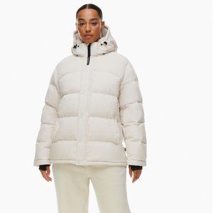 Aritzia Super Puff Size S reflective material